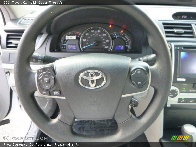 Super White / Ash 2014 Toyota Camry LE