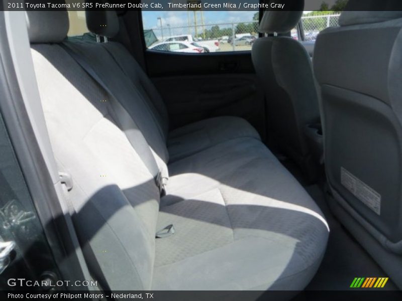Timberland Green Mica / Graphite Gray 2011 Toyota Tacoma V6 SR5 PreRunner Double Cab