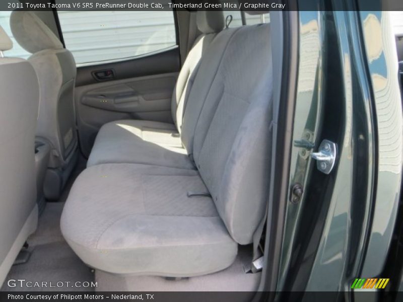 Timberland Green Mica / Graphite Gray 2011 Toyota Tacoma V6 SR5 PreRunner Double Cab