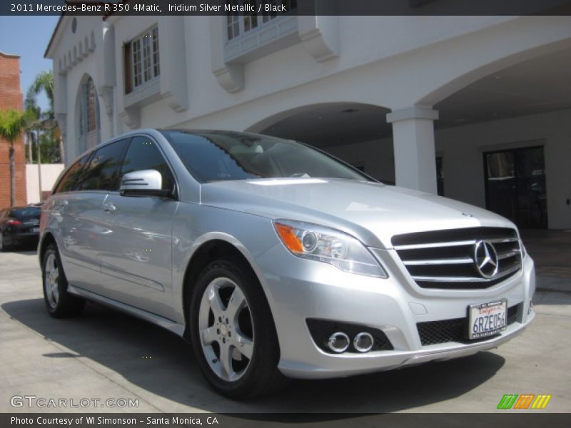 Iridium Silver Metallic / Black 2011 Mercedes-Benz R 350 4Matic