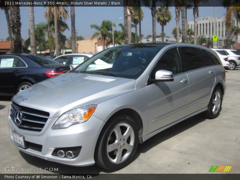 Iridium Silver Metallic / Black 2011 Mercedes-Benz R 350 4Matic
