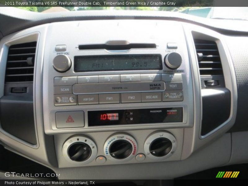 Timberland Green Mica / Graphite Gray 2011 Toyota Tacoma V6 SR5 PreRunner Double Cab
