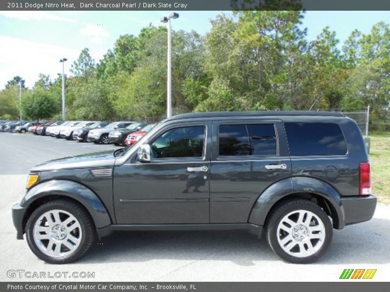 Dark Charcoal Pearl / Dark Slate Gray 2011 Dodge Nitro Heat