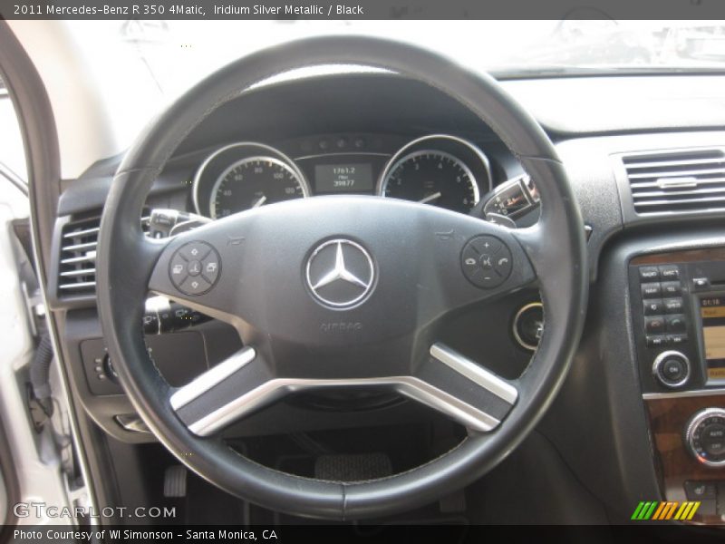 Iridium Silver Metallic / Black 2011 Mercedes-Benz R 350 4Matic