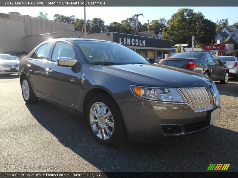 Sterling Gray Metallic / Cashmere 2012 Lincoln MKZ AWD