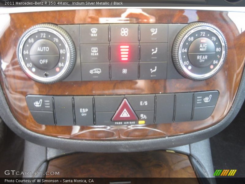 Iridium Silver Metallic / Black 2011 Mercedes-Benz R 350 4Matic