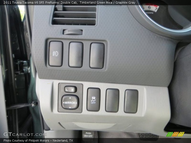 Timberland Green Mica / Graphite Gray 2011 Toyota Tacoma V6 SR5 PreRunner Double Cab