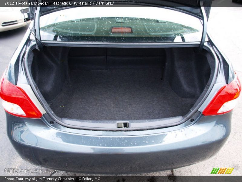 Magnetic Gray Metallic / Dark Gray 2012 Toyota Yaris Sedan