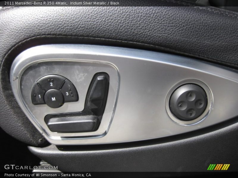 Iridium Silver Metallic / Black 2011 Mercedes-Benz R 350 4Matic