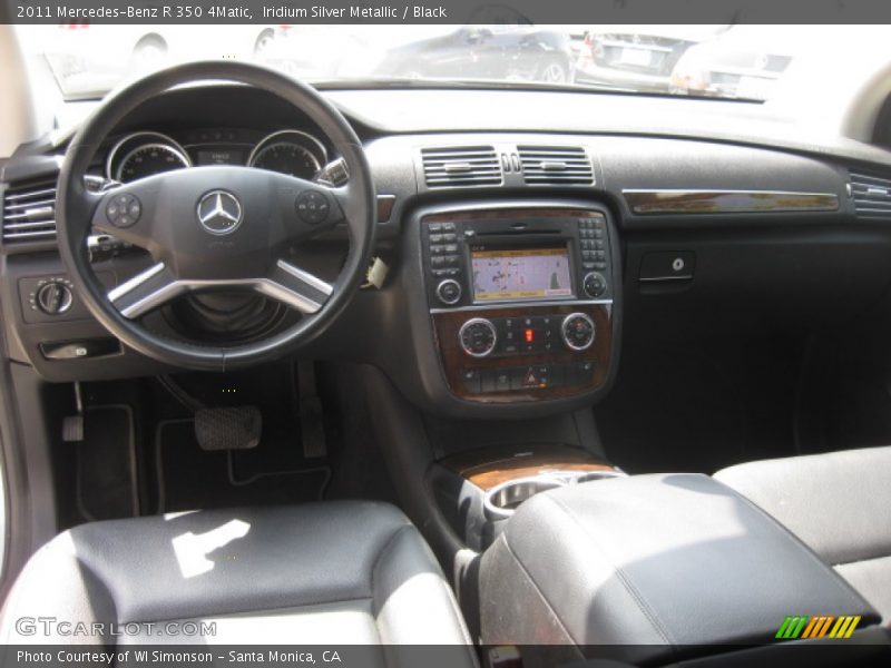 Iridium Silver Metallic / Black 2011 Mercedes-Benz R 350 4Matic