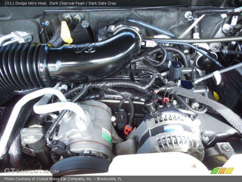 Dark Charcoal Pearl / Dark Slate Gray 2011 Dodge Nitro Heat