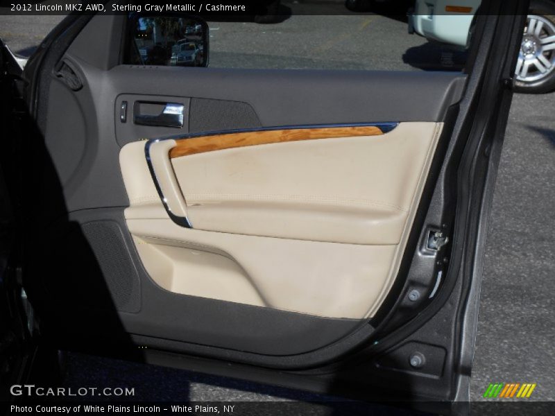 Sterling Gray Metallic / Cashmere 2012 Lincoln MKZ AWD