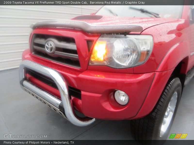 Barcelona Red Metallic / Graphite Gray 2009 Toyota Tacoma V6 PreRunner TRD Sport Double Cab