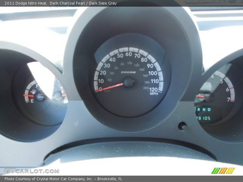 Dark Charcoal Pearl / Dark Slate Gray 2011 Dodge Nitro Heat