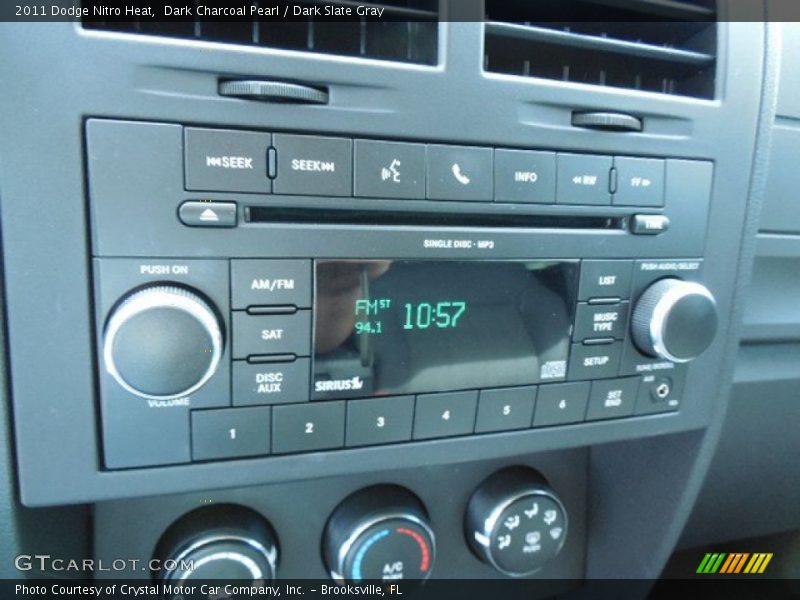 Dark Charcoal Pearl / Dark Slate Gray 2011 Dodge Nitro Heat