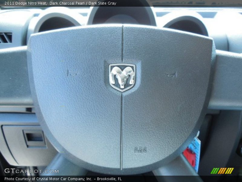 Dark Charcoal Pearl / Dark Slate Gray 2011 Dodge Nitro Heat