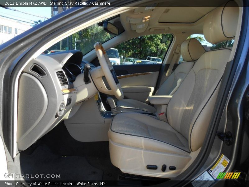Sterling Gray Metallic / Cashmere 2012 Lincoln MKZ AWD