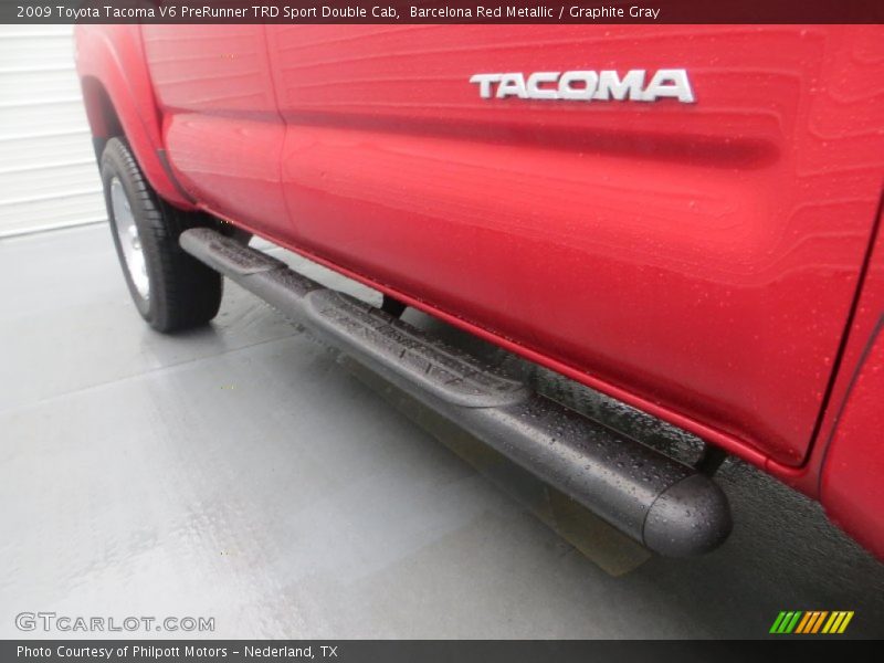 Barcelona Red Metallic / Graphite Gray 2009 Toyota Tacoma V6 PreRunner TRD Sport Double Cab
