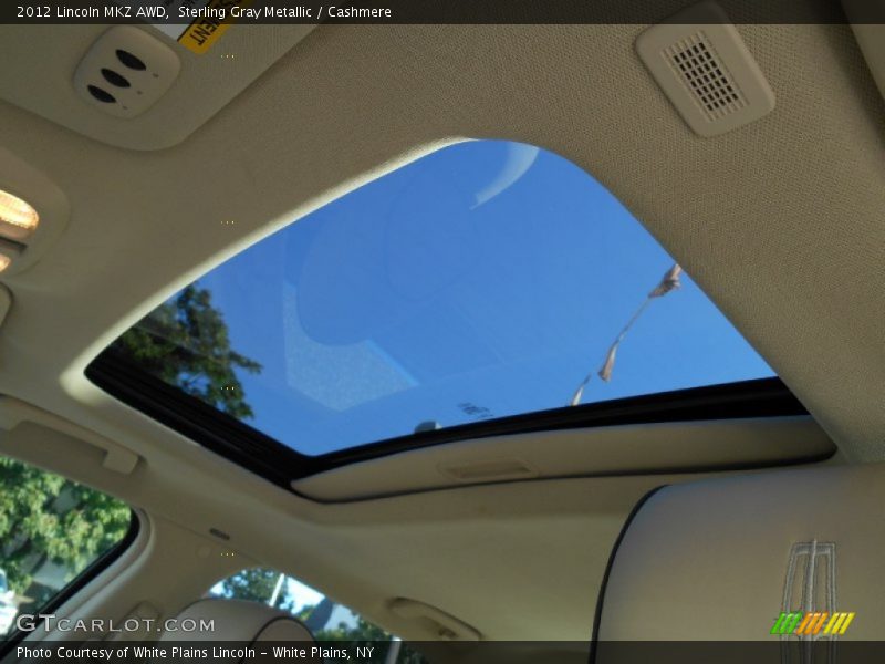 Sterling Gray Metallic / Cashmere 2012 Lincoln MKZ AWD