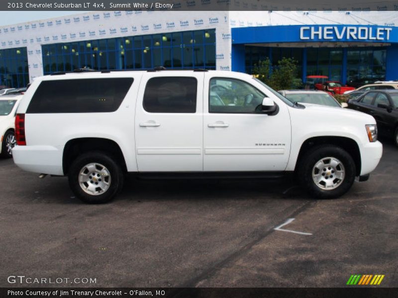 Summit White / Ebony 2013 Chevrolet Suburban LT 4x4