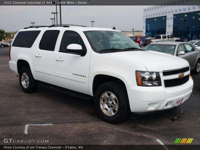 Summit White / Ebony 2013 Chevrolet Suburban LT 4x4