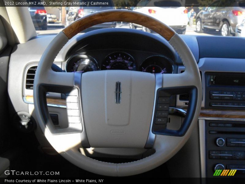 Sterling Gray Metallic / Cashmere 2012 Lincoln MKZ AWD