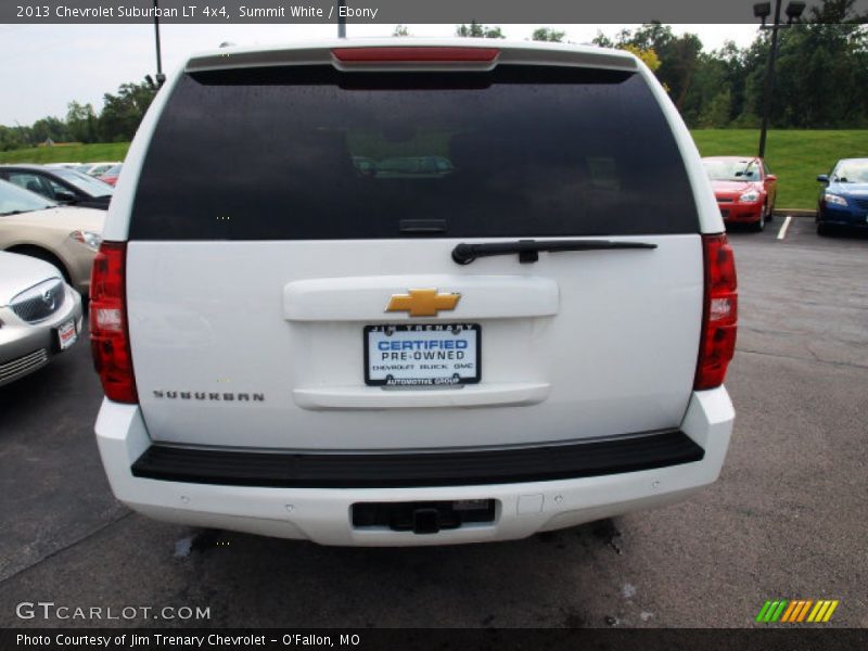 Summit White / Ebony 2013 Chevrolet Suburban LT 4x4