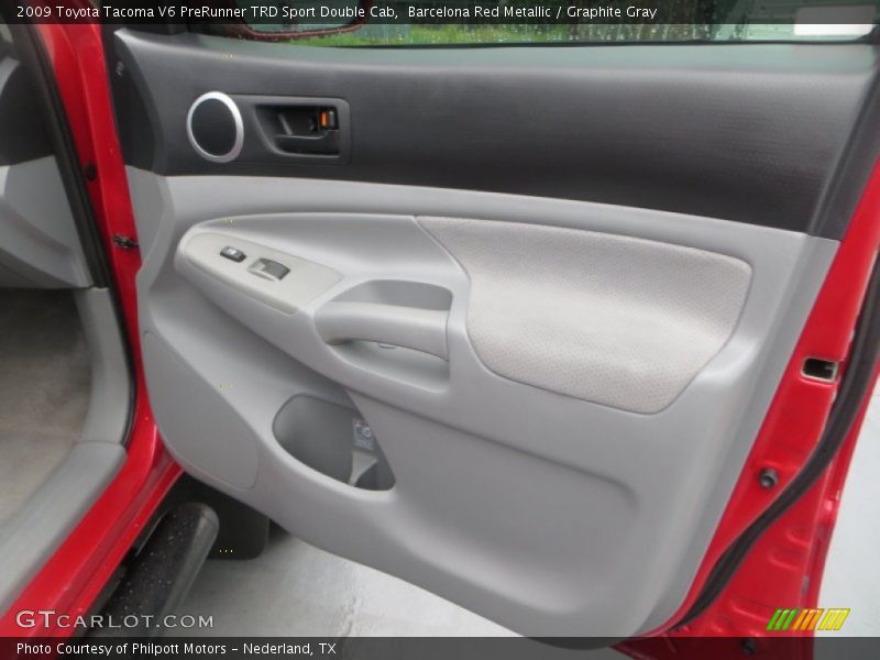 Barcelona Red Metallic / Graphite Gray 2009 Toyota Tacoma V6 PreRunner TRD Sport Double Cab