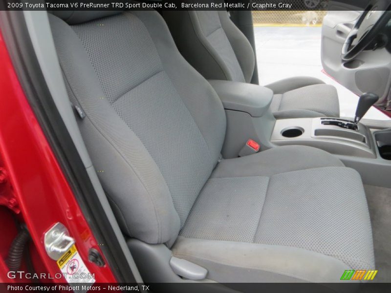 Barcelona Red Metallic / Graphite Gray 2009 Toyota Tacoma V6 PreRunner TRD Sport Double Cab