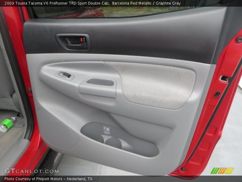 Barcelona Red Metallic / Graphite Gray 2009 Toyota Tacoma V6 PreRunner TRD Sport Double Cab