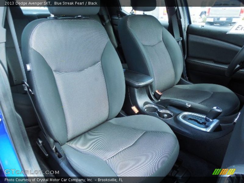 Blue Streak Pearl / Black 2013 Dodge Avenger SXT