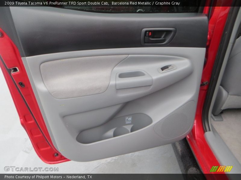 Barcelona Red Metallic / Graphite Gray 2009 Toyota Tacoma V6 PreRunner TRD Sport Double Cab