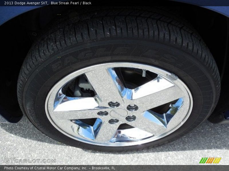 Blue Streak Pearl / Black 2013 Dodge Avenger SXT