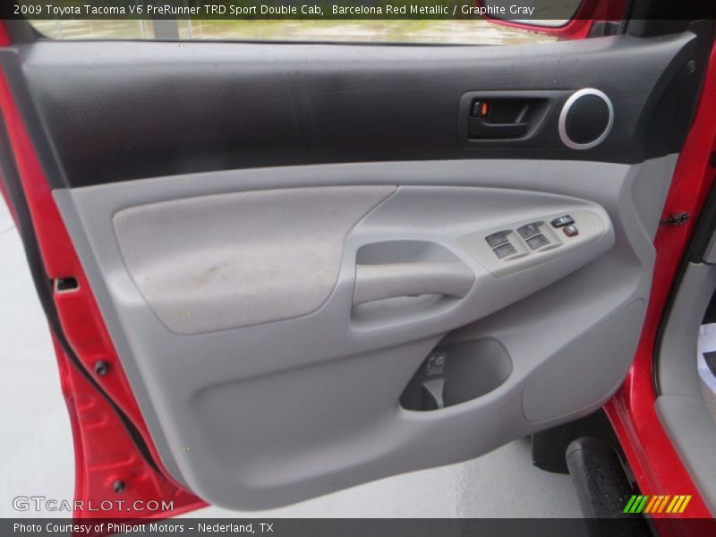 Barcelona Red Metallic / Graphite Gray 2009 Toyota Tacoma V6 PreRunner TRD Sport Double Cab