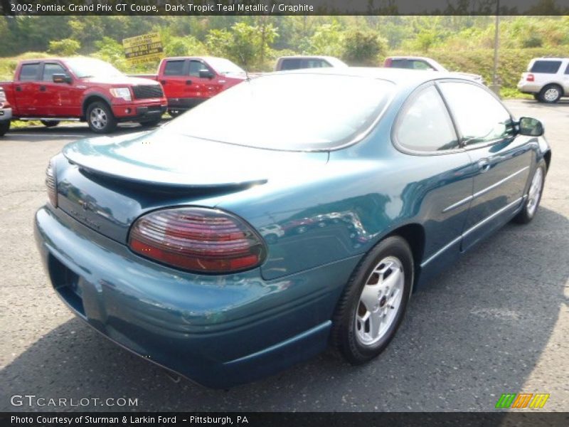 Dark Tropic Teal Metallic / Graphite 2002 Pontiac Grand Prix GT Coupe