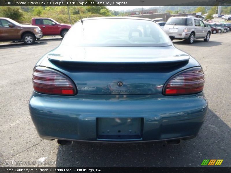 Dark Tropic Teal Metallic / Graphite 2002 Pontiac Grand Prix GT Coupe