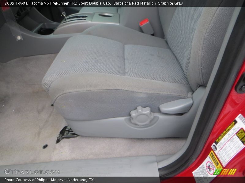 Barcelona Red Metallic / Graphite Gray 2009 Toyota Tacoma V6 PreRunner TRD Sport Double Cab
