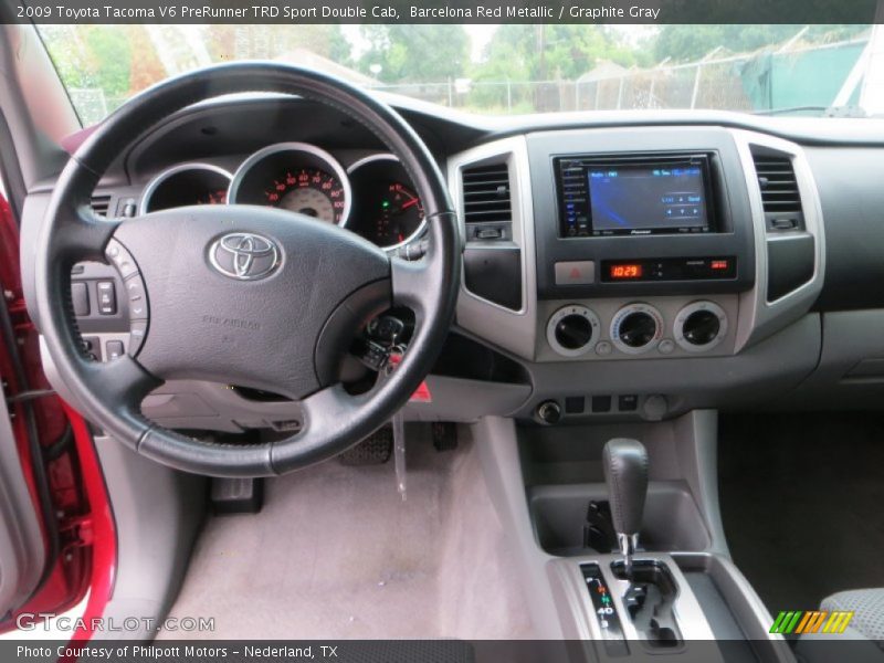 Barcelona Red Metallic / Graphite Gray 2009 Toyota Tacoma V6 PreRunner TRD Sport Double Cab