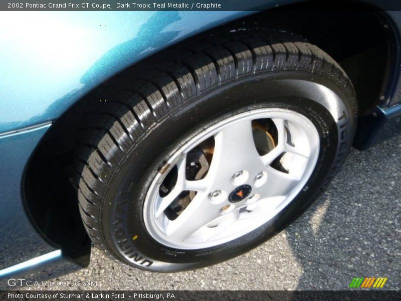 Dark Tropic Teal Metallic / Graphite 2002 Pontiac Grand Prix GT Coupe