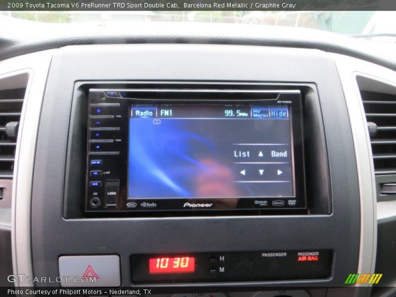 Barcelona Red Metallic / Graphite Gray 2009 Toyota Tacoma V6 PreRunner TRD Sport Double Cab