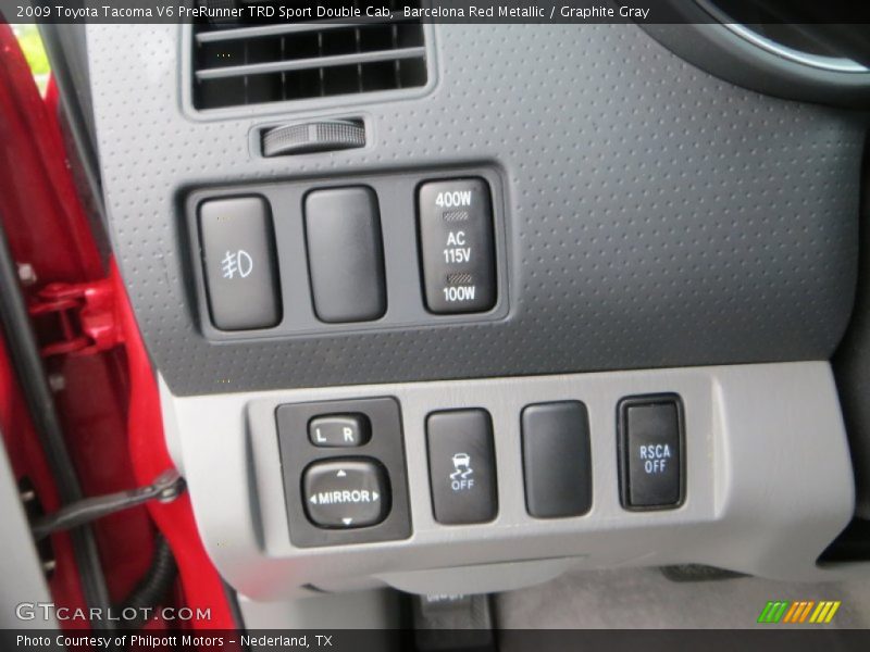 Barcelona Red Metallic / Graphite Gray 2009 Toyota Tacoma V6 PreRunner TRD Sport Double Cab