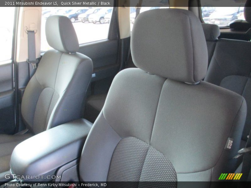 Quick Silver Metallic / Black 2011 Mitsubishi Endeavor LS