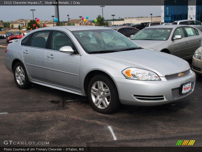 Silver Ice Metallic / Gray 2013 Chevrolet Impala LT