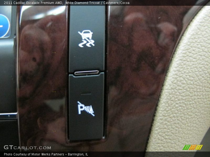White Diamond Tricoat / Cashmere/Cocoa 2011 Cadillac Escalade Premium AWD