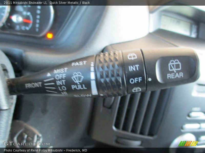 Quick Silver Metallic / Black 2011 Mitsubishi Endeavor LS
