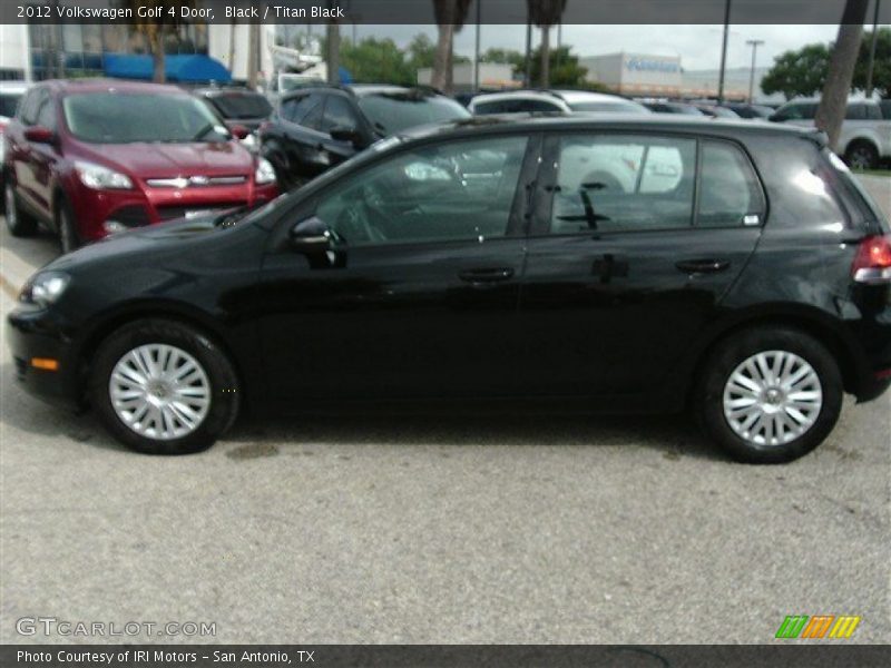 Black / Titan Black 2012 Volkswagen Golf 4 Door