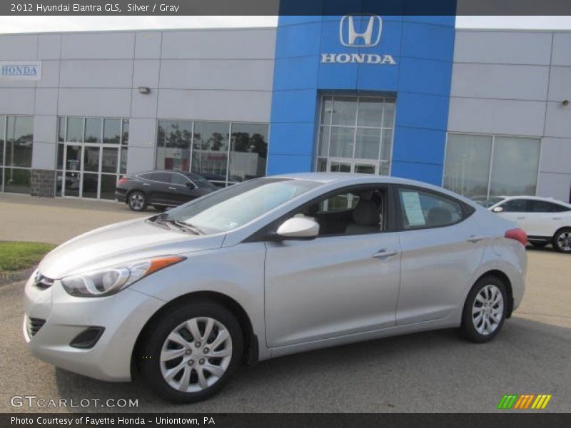Silver / Gray 2012 Hyundai Elantra GLS
