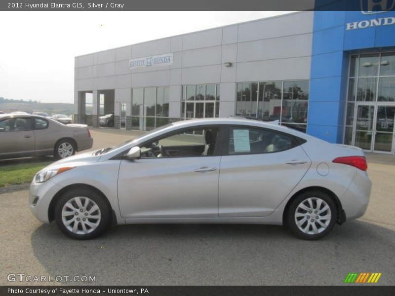 Silver / Gray 2012 Hyundai Elantra GLS