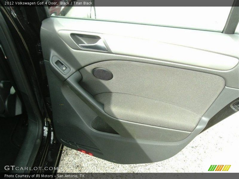 Black / Titan Black 2012 Volkswagen Golf 4 Door