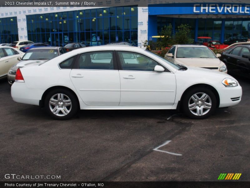 Summit White / Ebony 2013 Chevrolet Impala LT